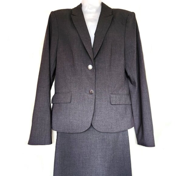 Calvin Klein Career Professional Blazer with Skirt Suit Set - Picture 1 of 8